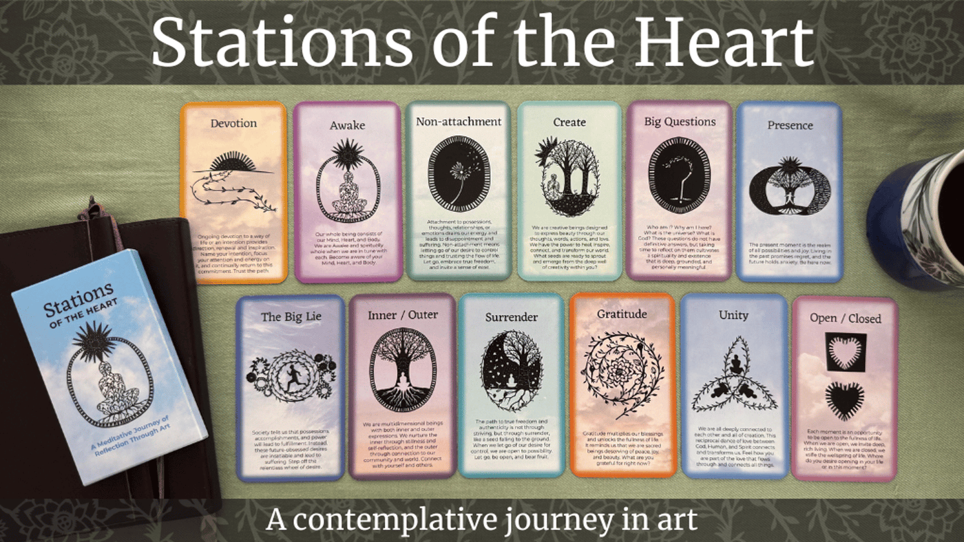 Stations of the Heart Art Card Deck