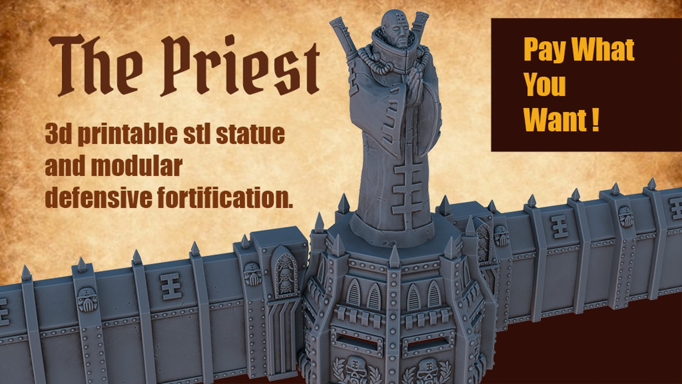 Warden Priest Gothic Miniature