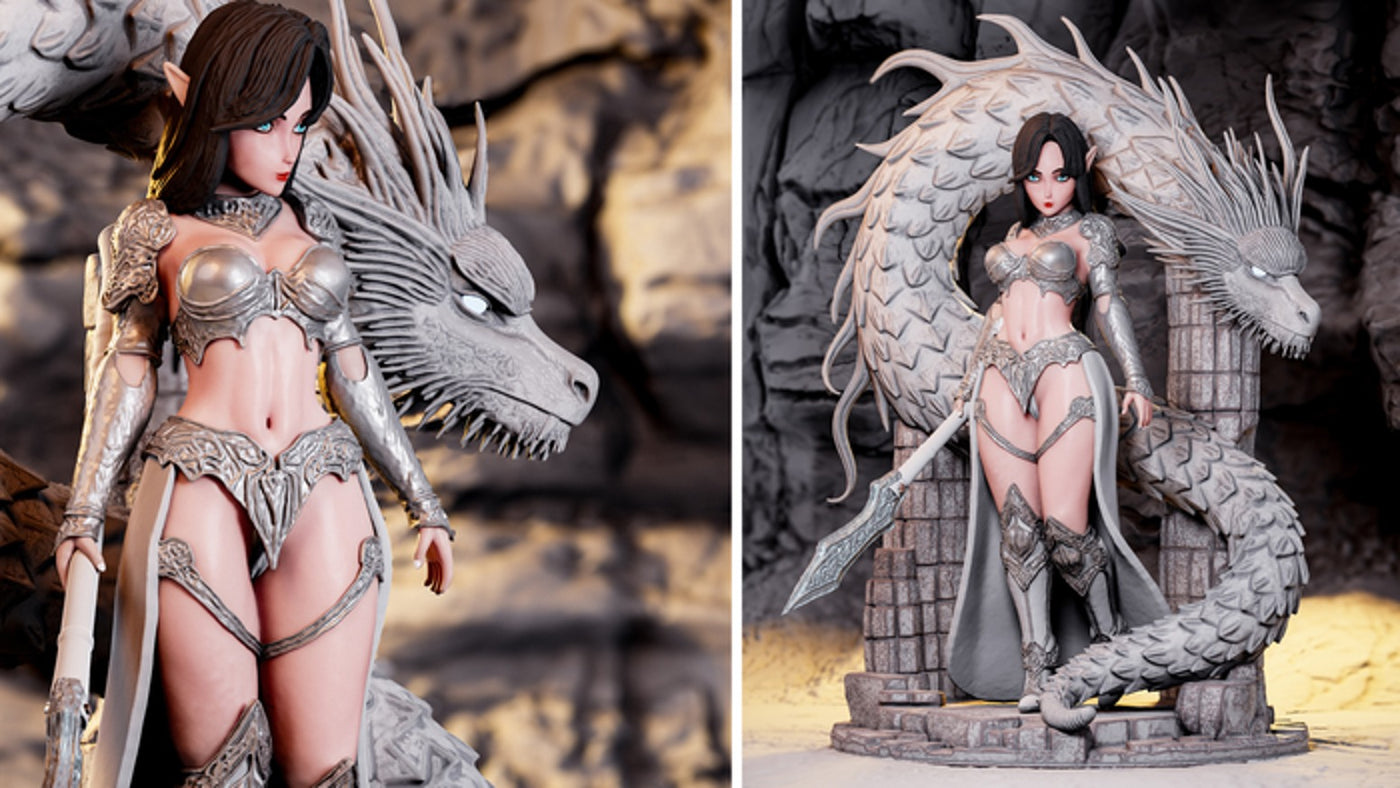 Elven Princess Printable Diorama