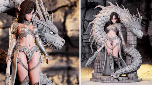 Elven Princess Printable Diorama