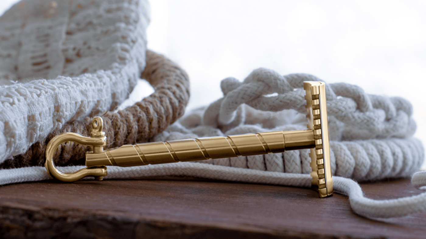 Stateroom Solid Brass Safety Razor